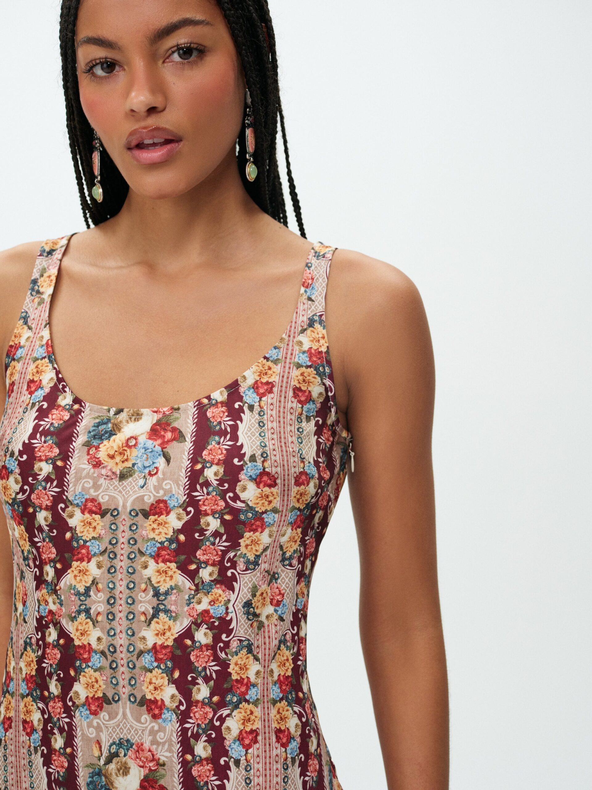 MNFO041026035745227_3 For Love & Lemons Maple Rose Midi Dress - Image 3