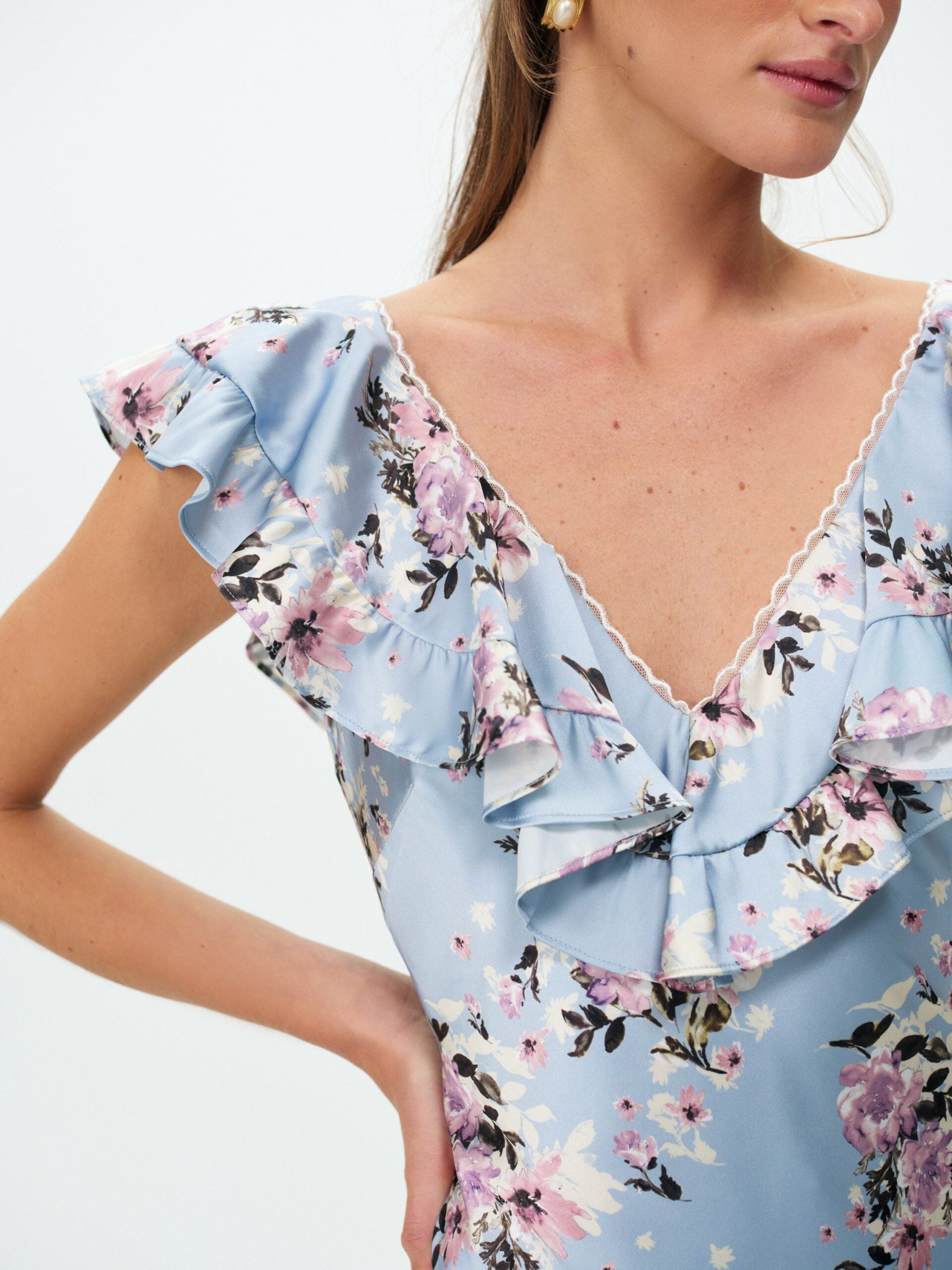 MNFO041026035745228_2 For Love & Lemons Magnolia Mini Dress - Image 2