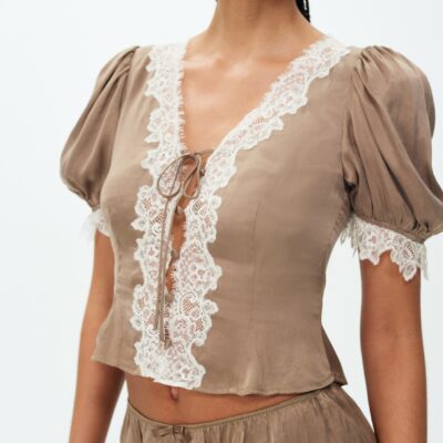For Love & Lemons Luna Top - Image 1