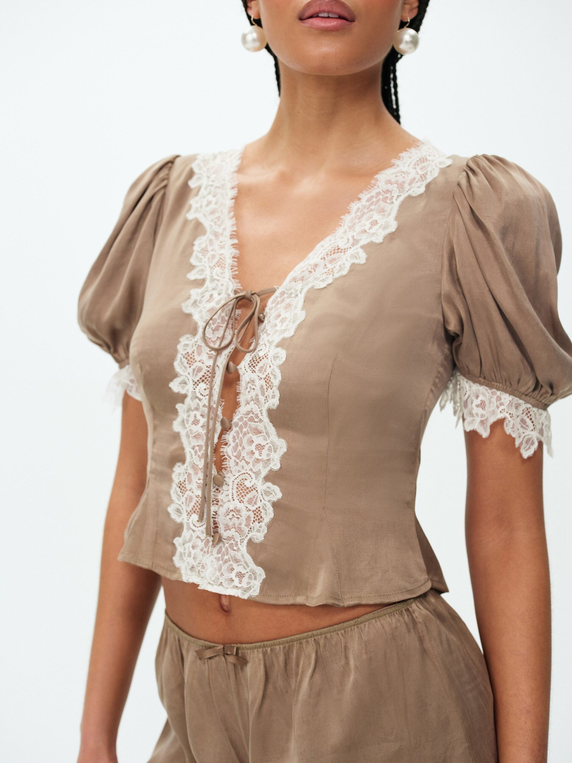 For Love & Lemons Luna Top - Image 1