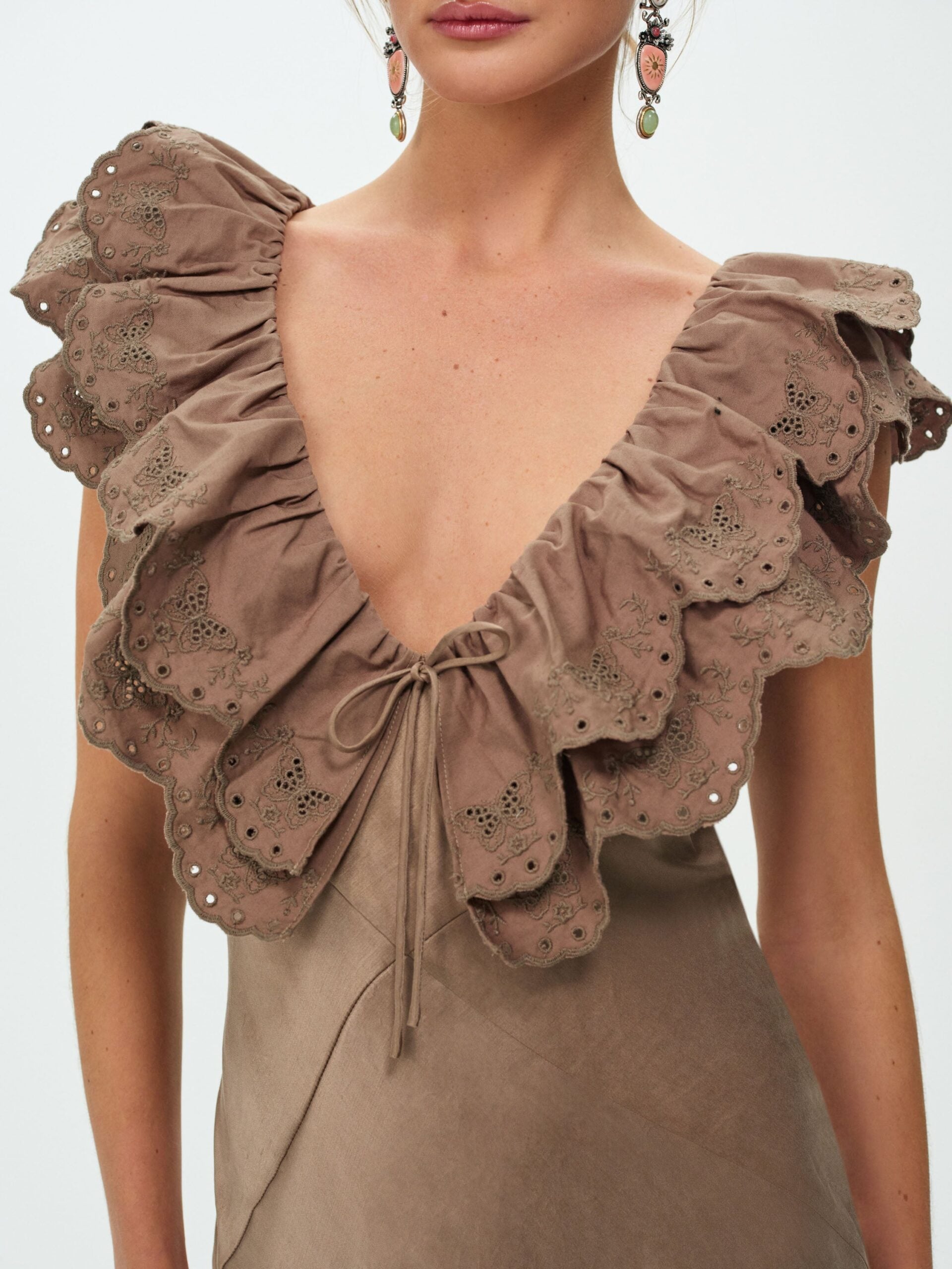 MNFO041026035745237_2 For Love & Lemons Luna Eyelet Mini Dress - Image 2