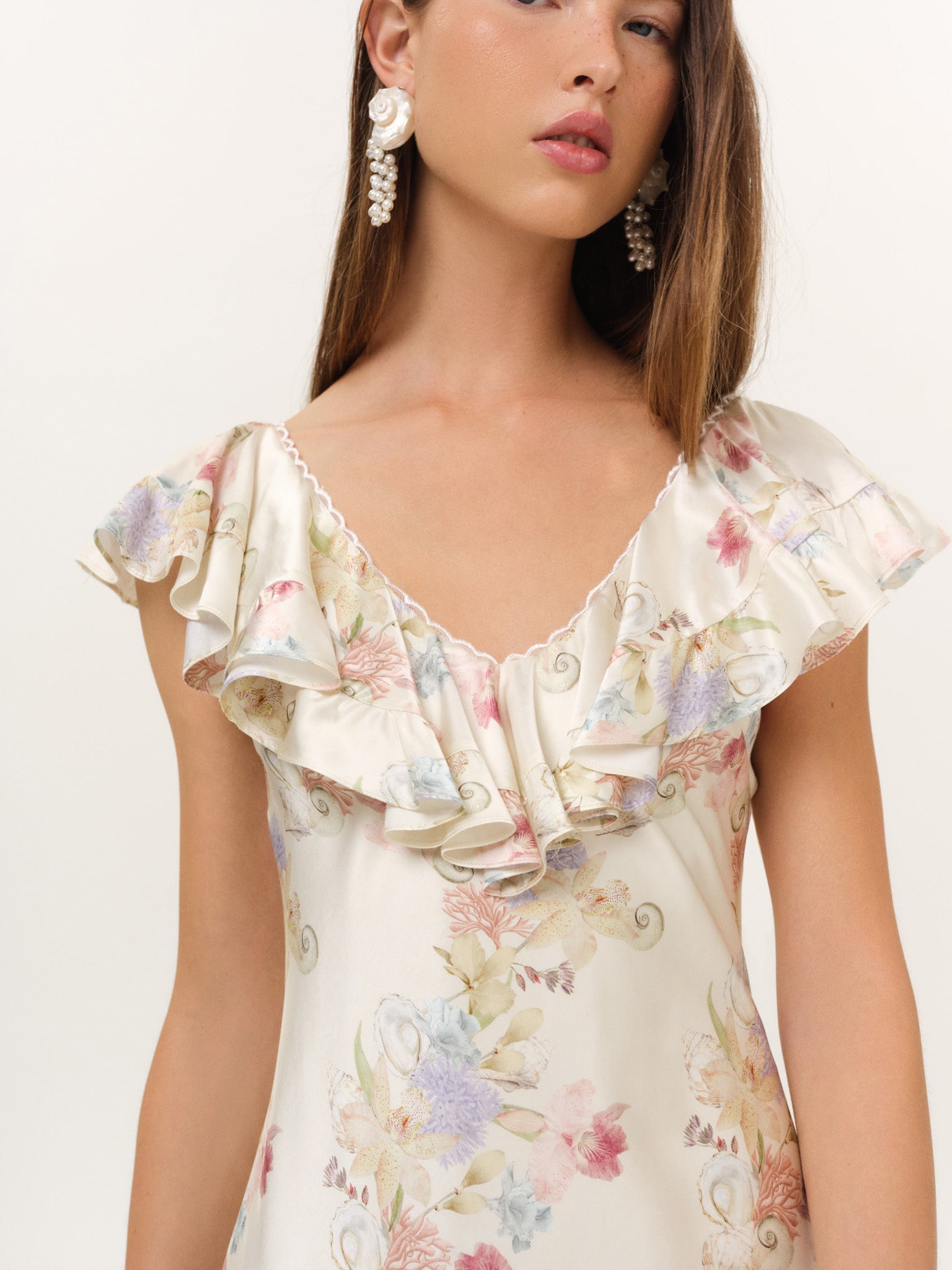 For Love & Lemons Lulu Shell Mini Dress - Image 1