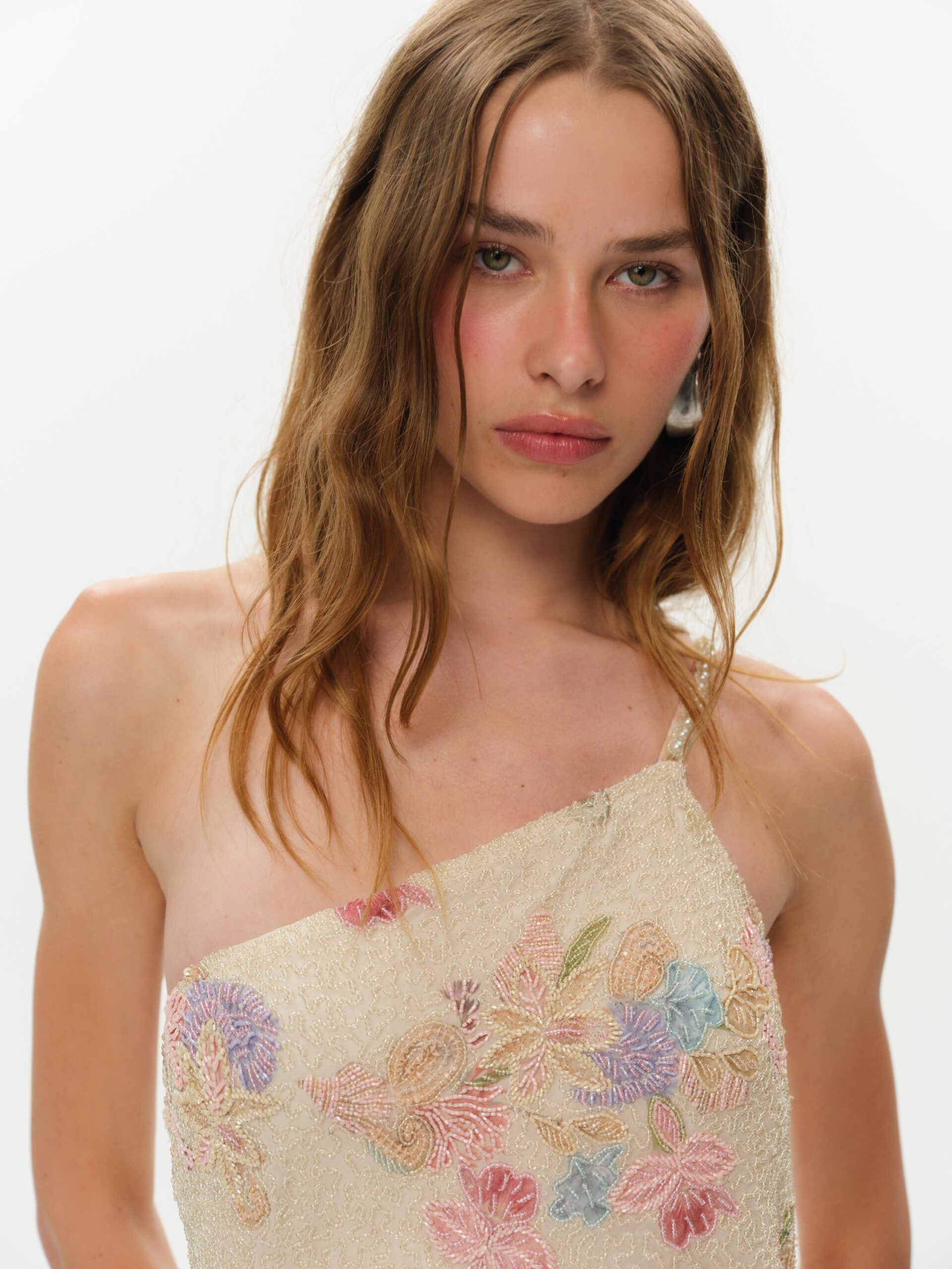 MNFO041026035745240_3 For Love & Lemons Lulu Shell Beaded Mini Dress - Image 3