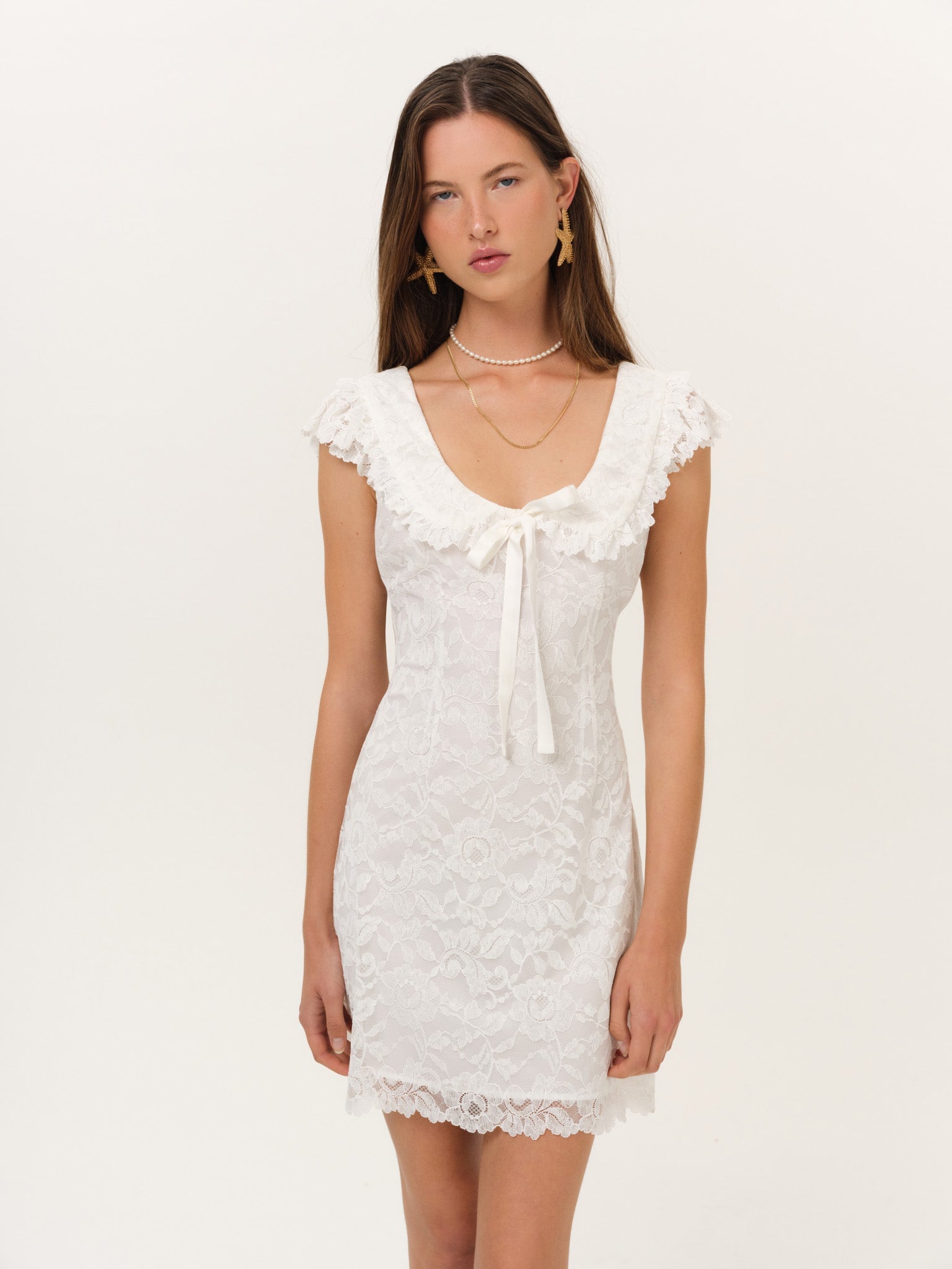 For Love & Lemons Lost at Sea Mini Dress - Image 1
