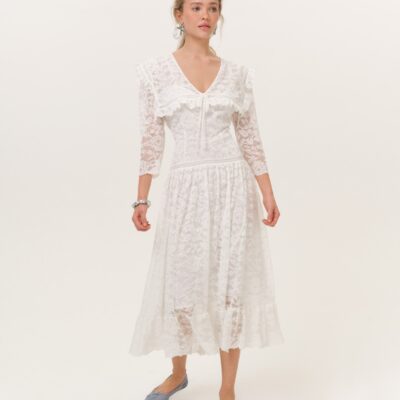 For Love & Lemons Lost at Sea Midi Dress - Image 1