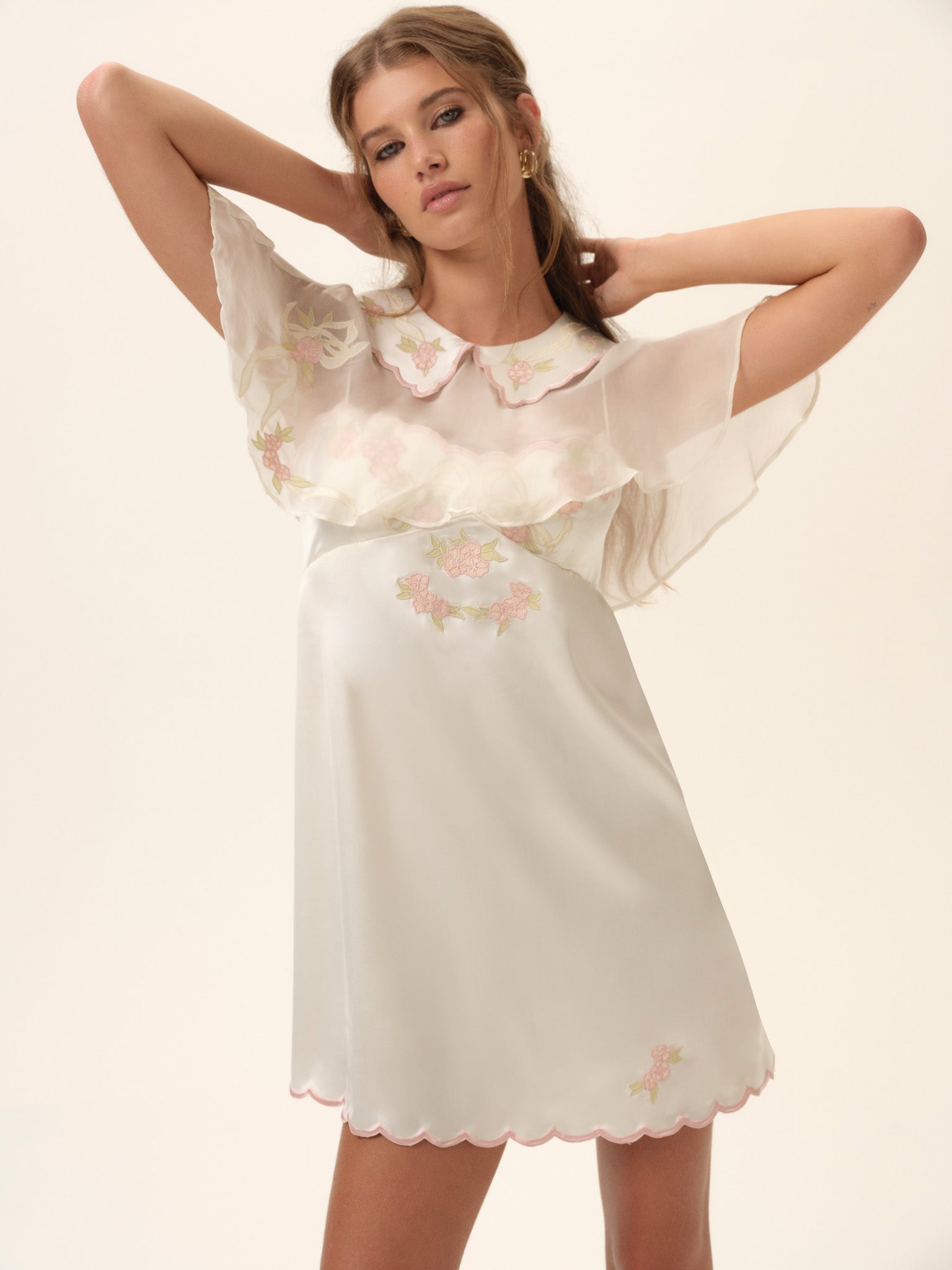 MNFO041026035745252_2 For Love & Lemons Loralai Mini Dress - Image 2