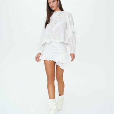 For Love & Lemons Lola Mini Skirt - Image 2