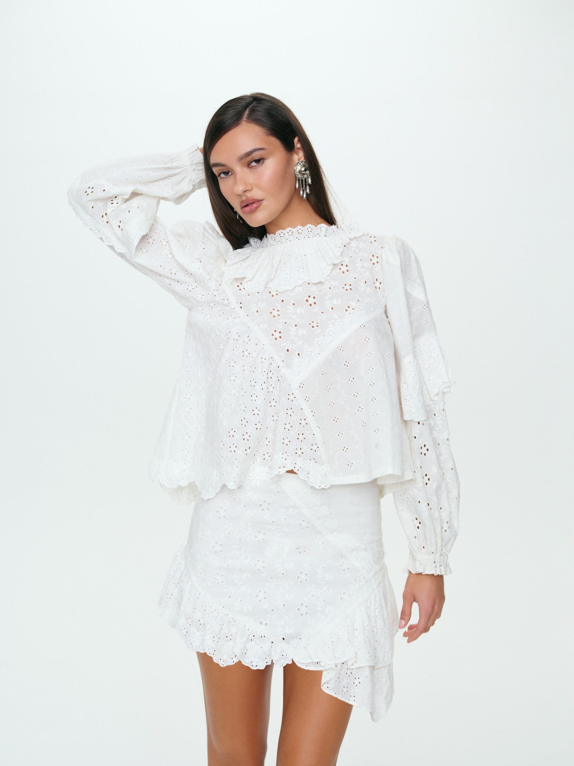 MNFO041026035745254_3 For Love & Lemons Lola Mini Skirt - Image 3