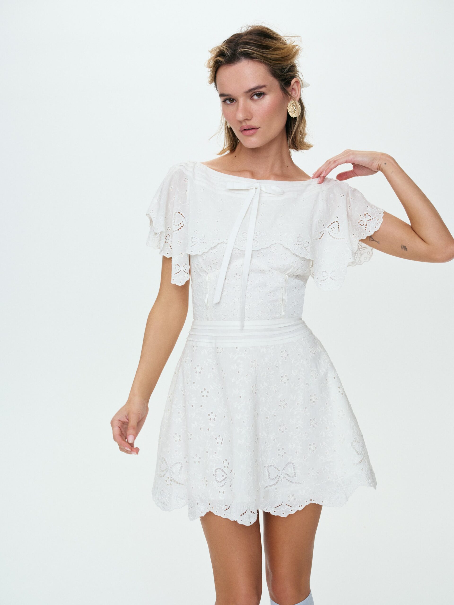 MNFO041026035745255_2 For Love & Lemons Lola Mini Dress - Image 2