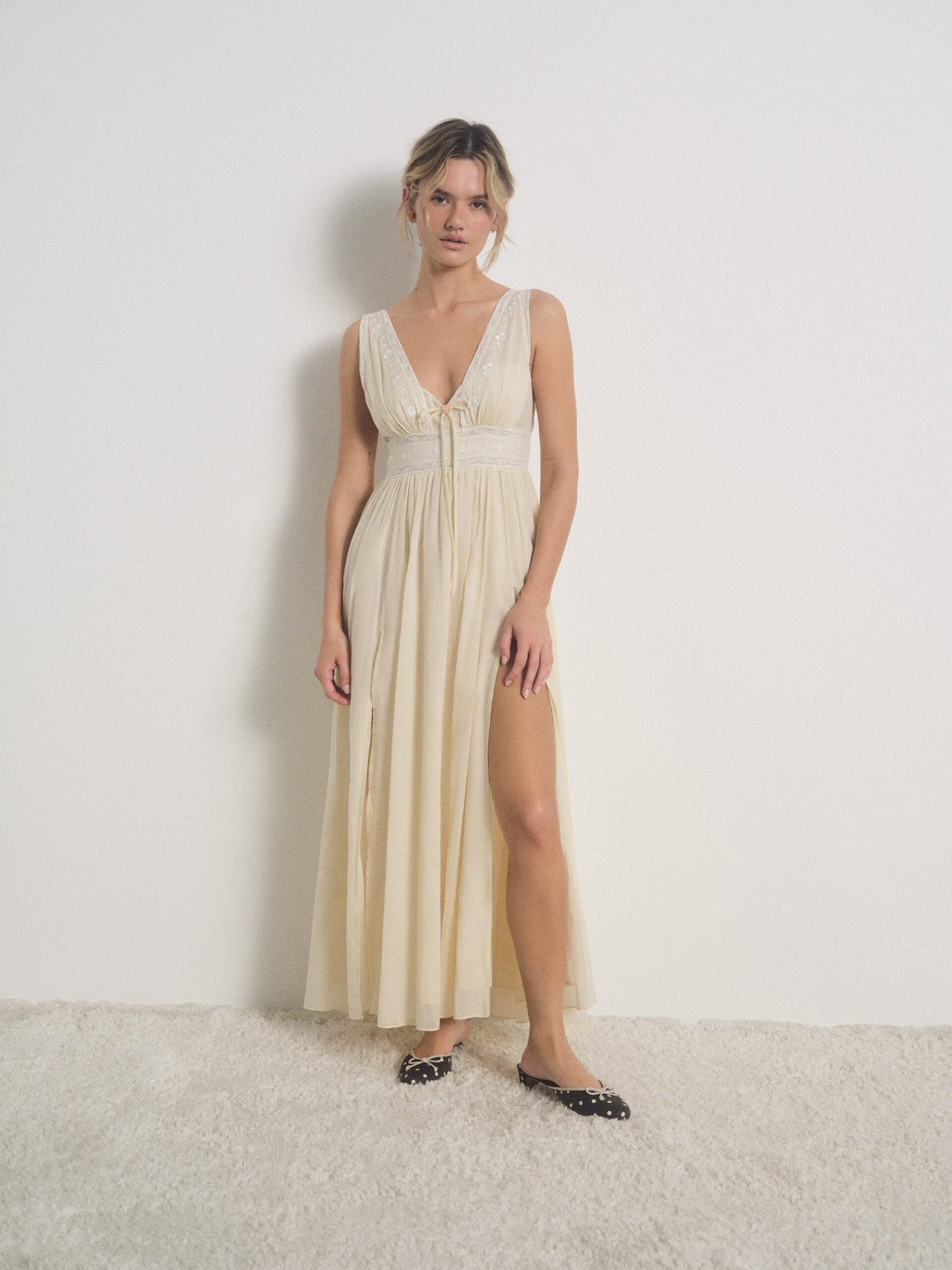 For Love & Lemons Lisa Maxi Slip Dress - Image 1