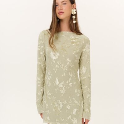For Love & Lemons Limesicle Mini Dress - Image 1