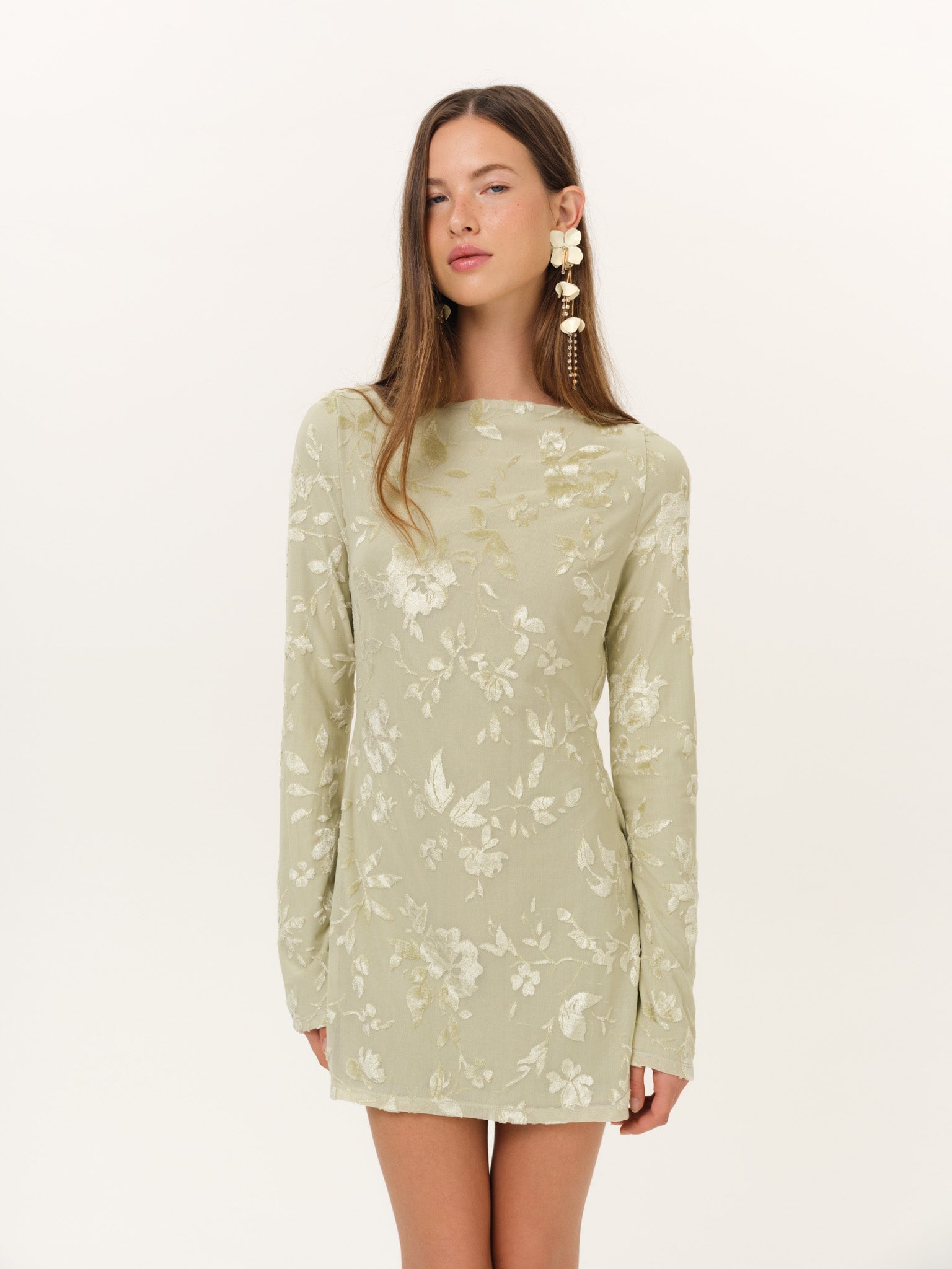 For Love & Lemons Limesicle Mini Dress - Image 1