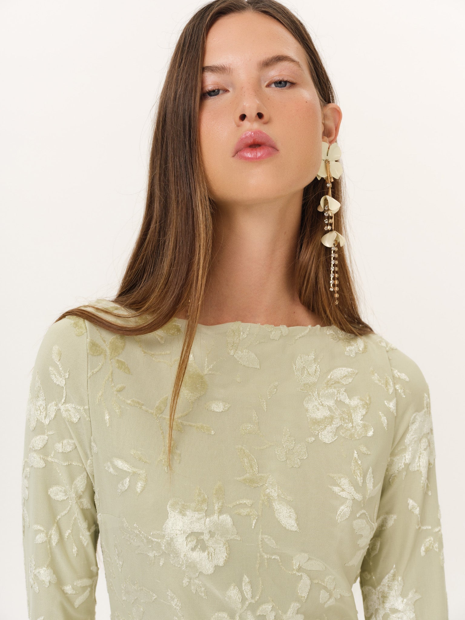 MNFO041026035745261_3 For Love & Lemons Limesicle Mini Dress - Image 3