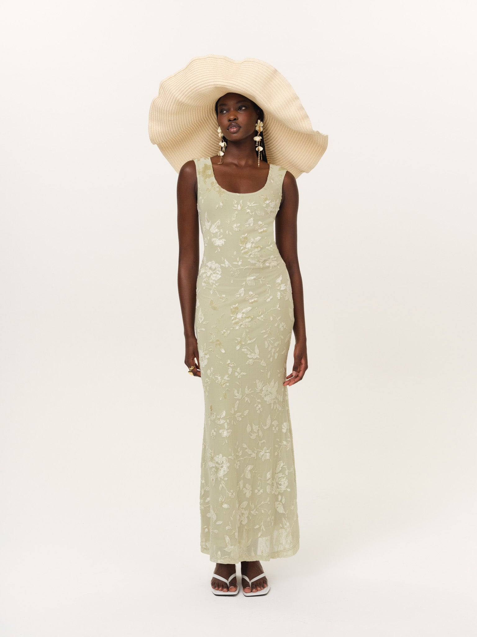 For Love & Lemons Limesicle Maxi Dress - Image 1