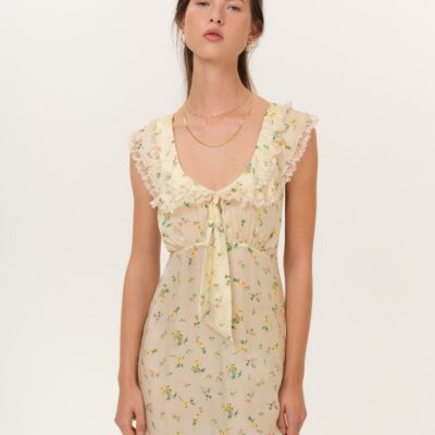 For Love & Lemons Liam Floral Mini Dress - Image 1