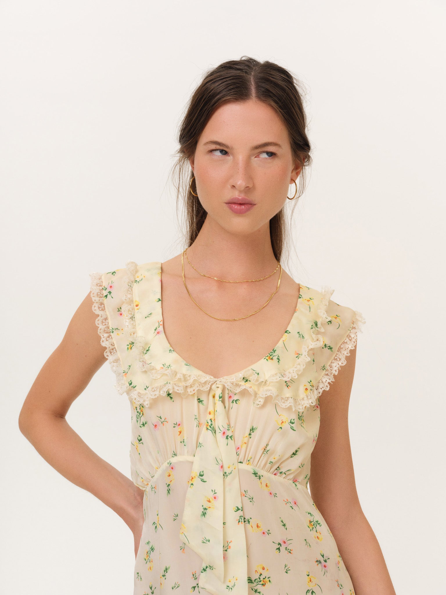MNFO041026035745267_2 For Love & Lemons Liam Floral Mini Dress - Image 2