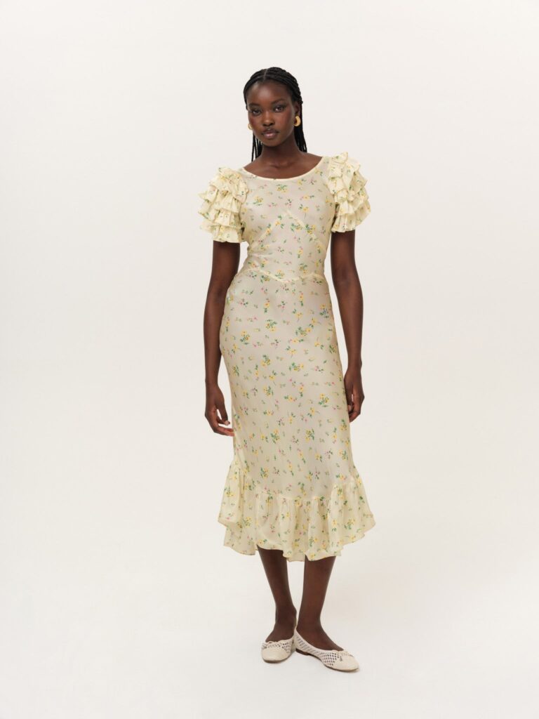 For Love & Lemons Liam Floral Maxi Dress - Image 1