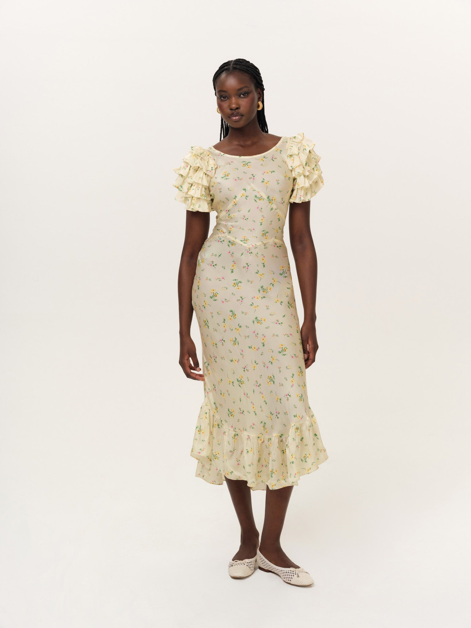 For Love & Lemons Liam Floral Maxi Dress - Image 1