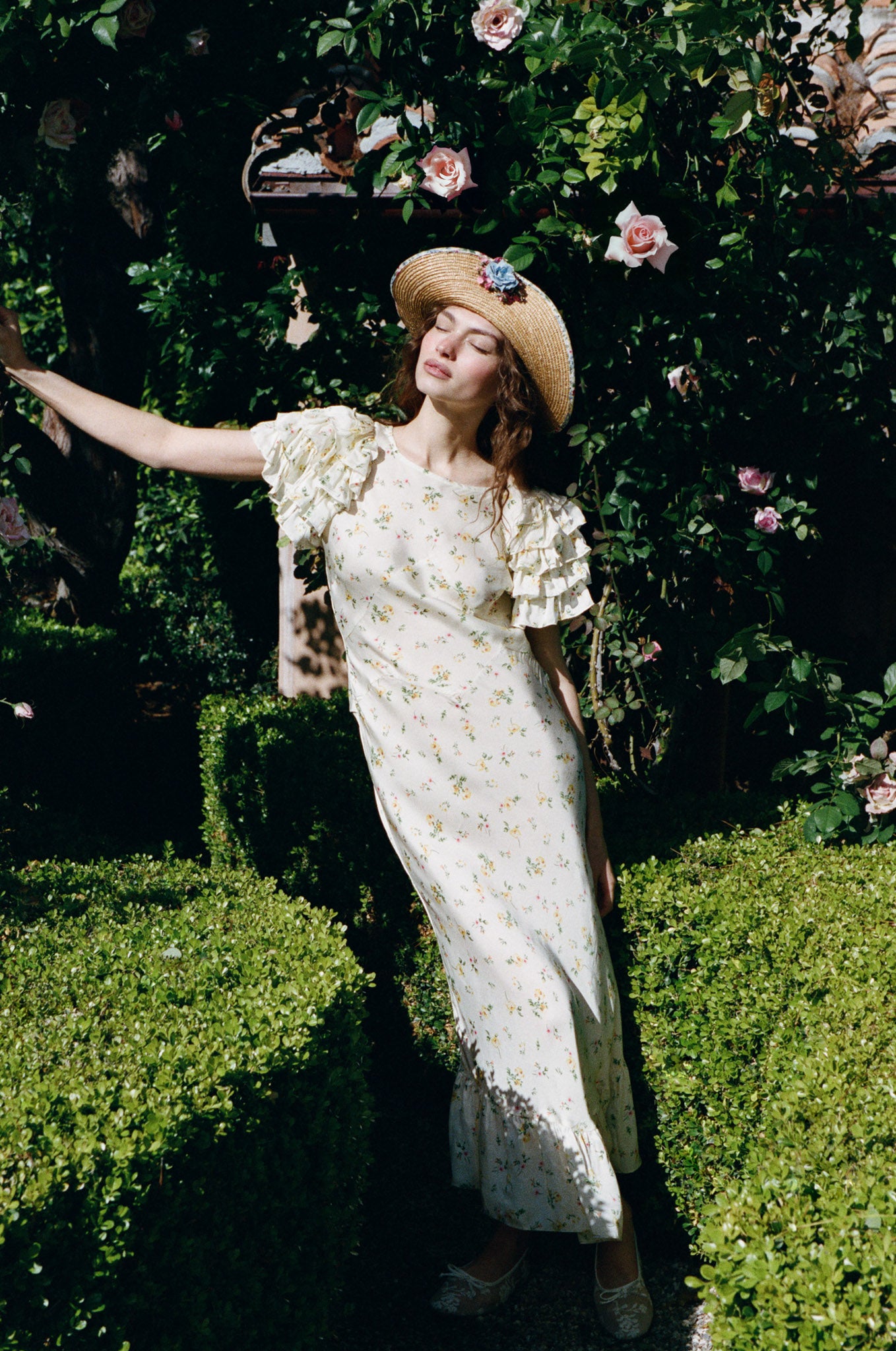 For Love & Lemons Liam Floral Maxi Dress - Image 3