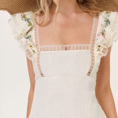 For Love & Lemons Leah Midi Dress - Image 2