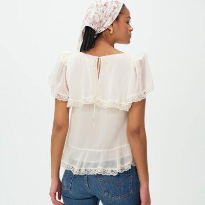 For Love & Lemons Layla Ruffle Top - Image 2