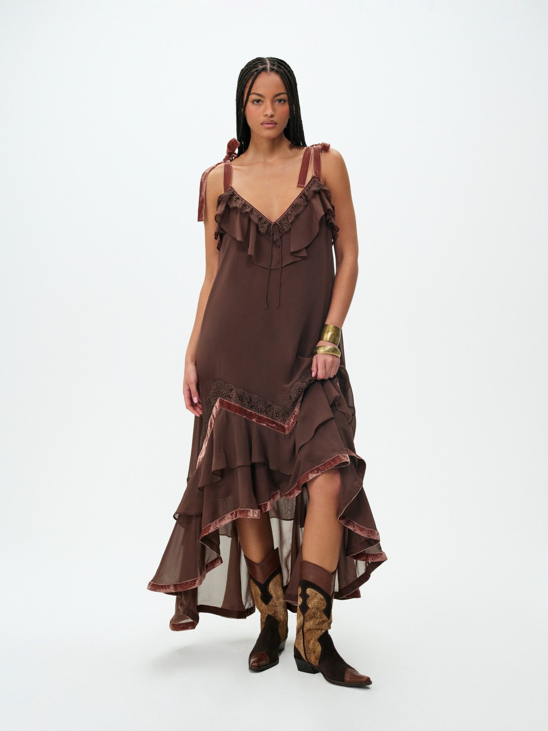 For Love & Lemons Layla Maxi Dress - Image 1
