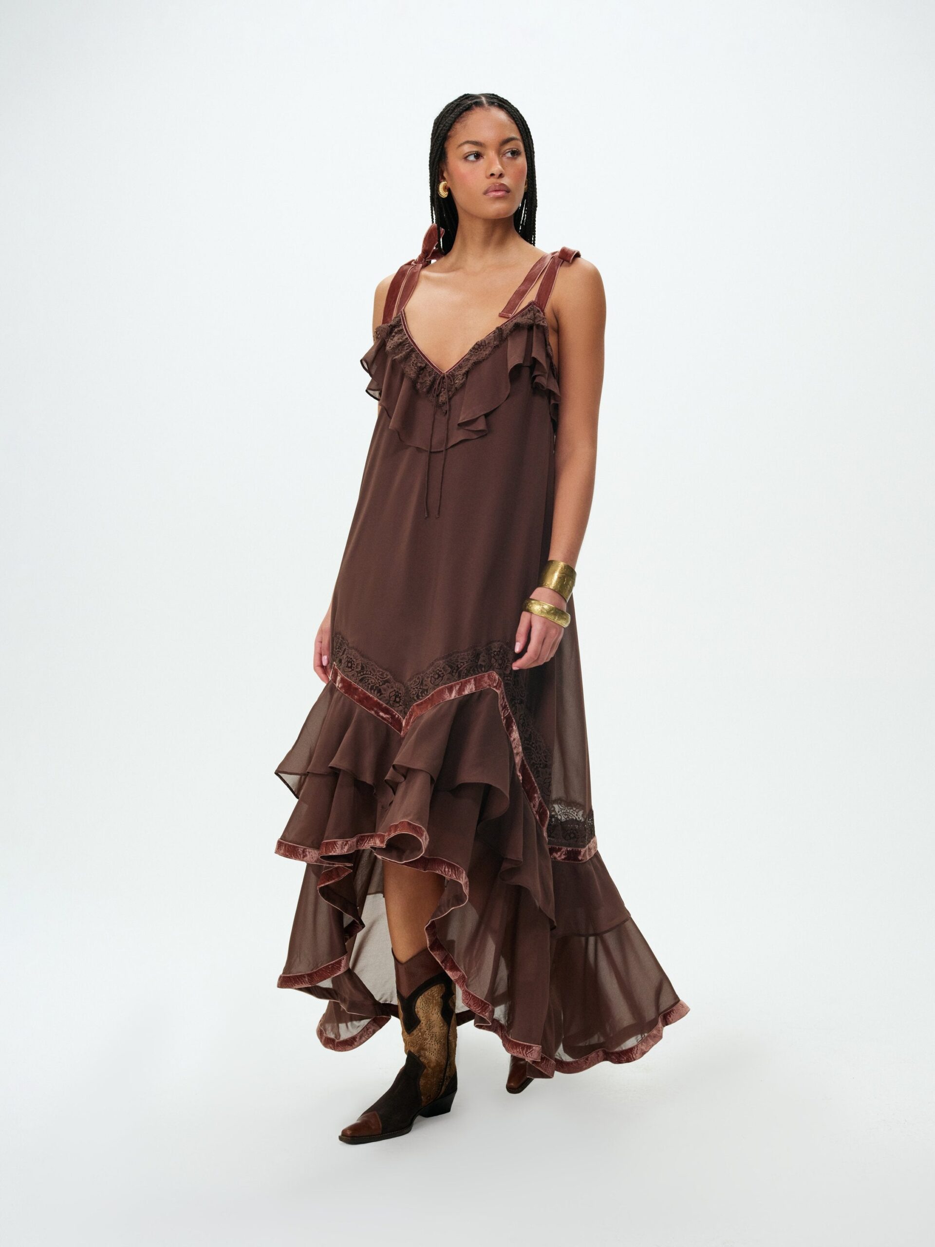 MNFO041026035745283_3 For Love & Lemons Layla Maxi Dress - Image 3