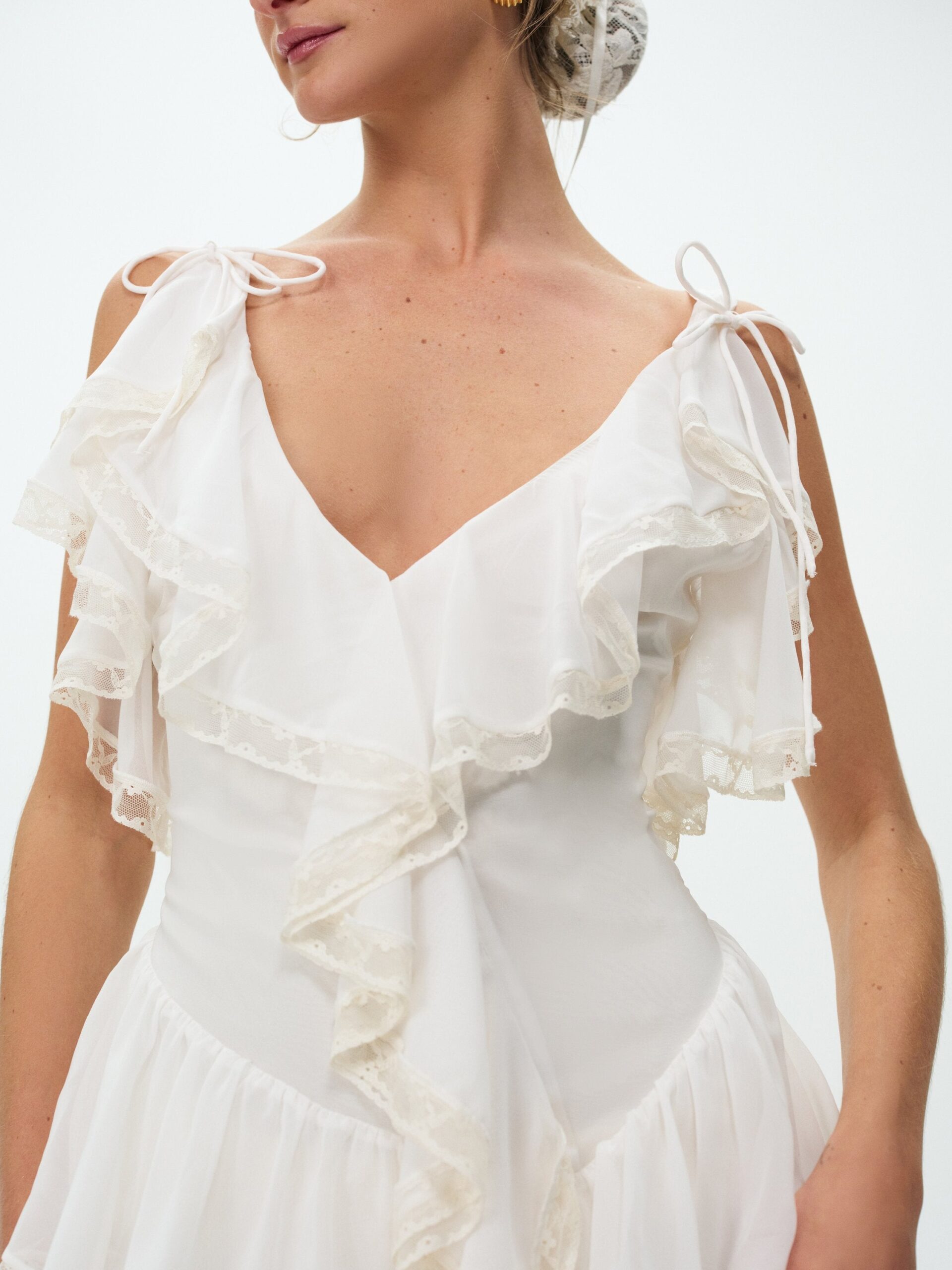 MNFO041026035745284_2 For Love & Lemons Layla Asymmetrical Mini Dress - Image 2