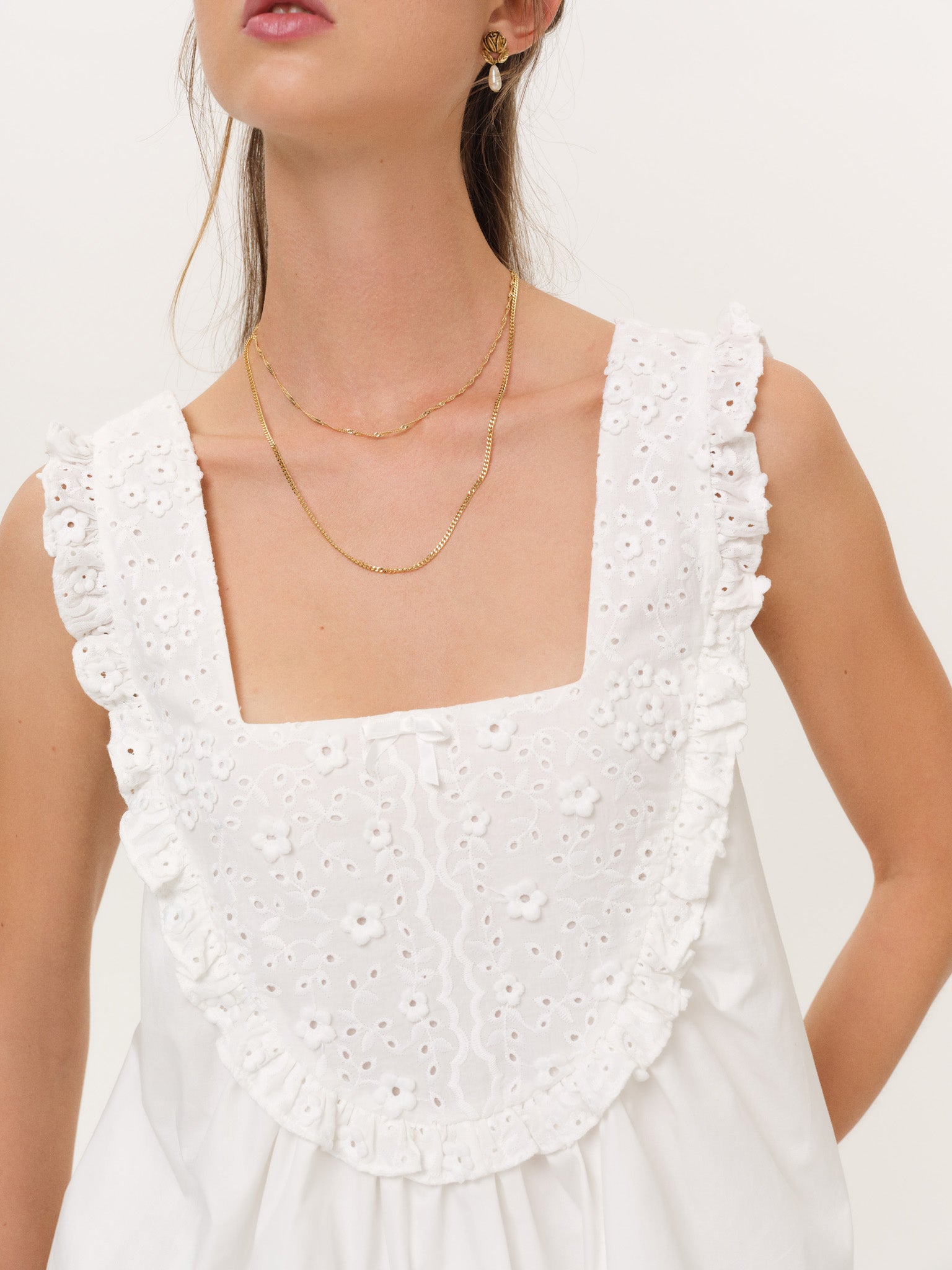 MNFO041026035745288_3 For Love & Lemons Laura Eyelet Top - Image 3