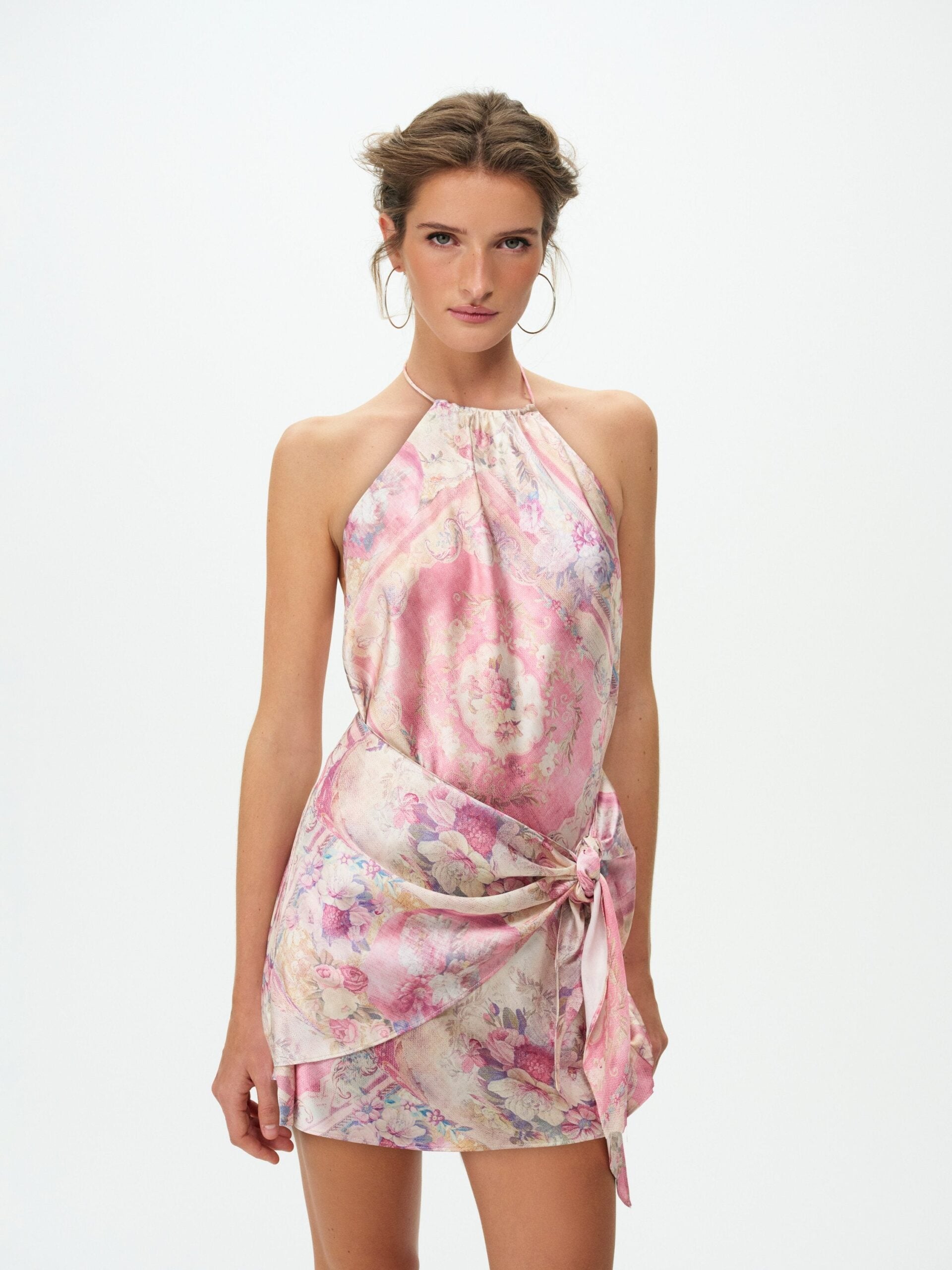 For Love & Lemons Lani Halter Mini Dress - Image 1