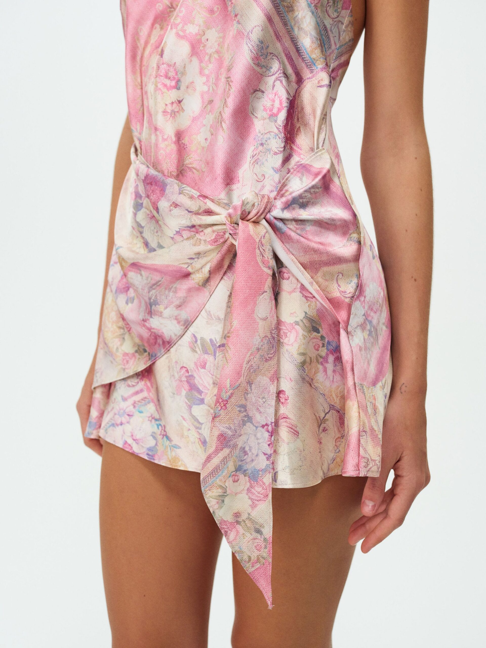 MNFO041026035745299_3 For Love & Lemons Lani Halter Mini Dress - Image 3