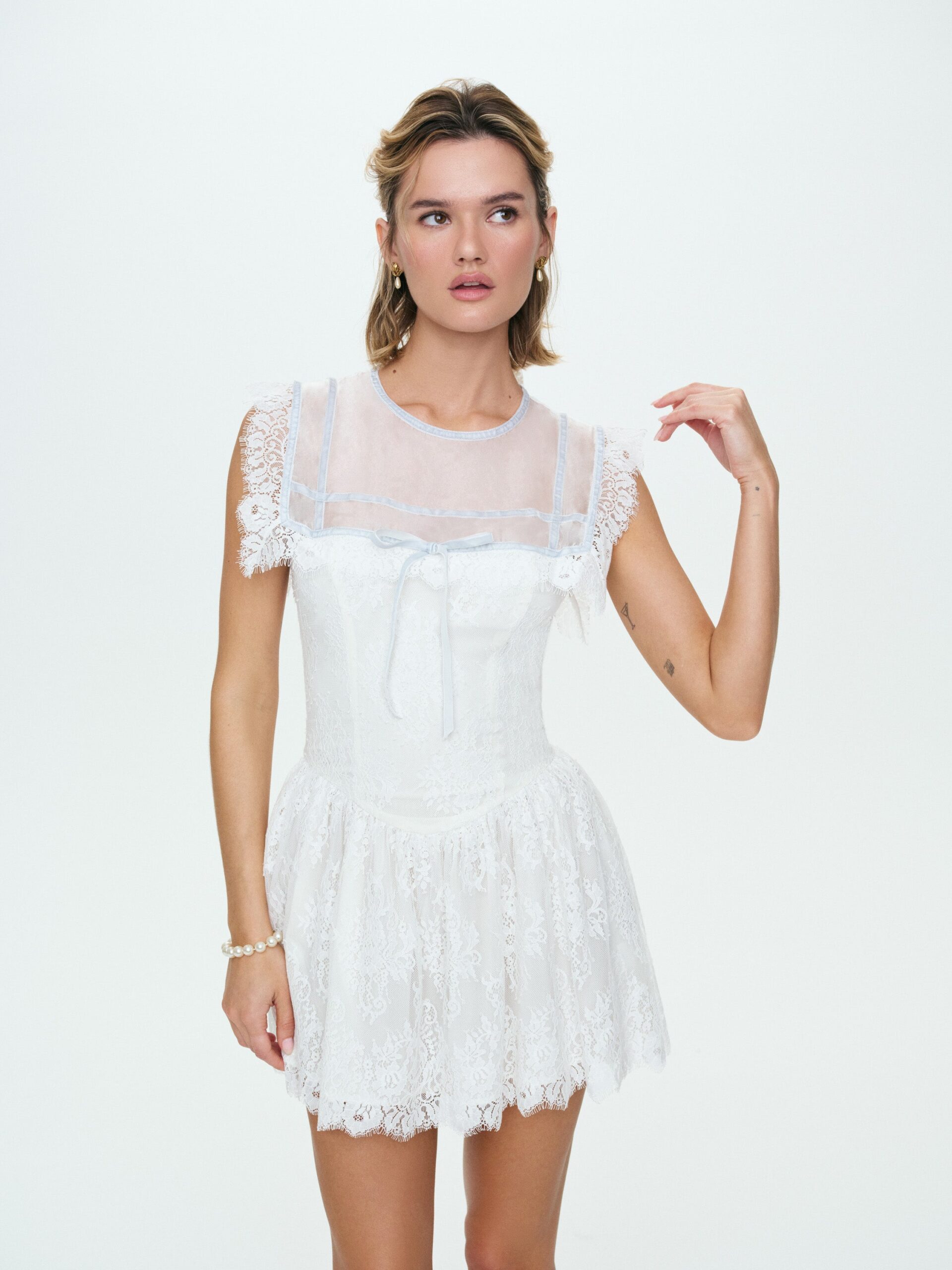 For Love & Lemons Jessie Mini Dress - Image 1