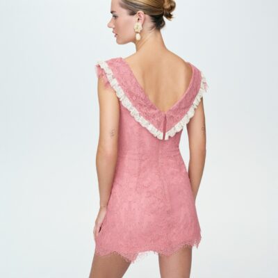 For Love & Lemons Ivy Lace Mini Dress - Image 2