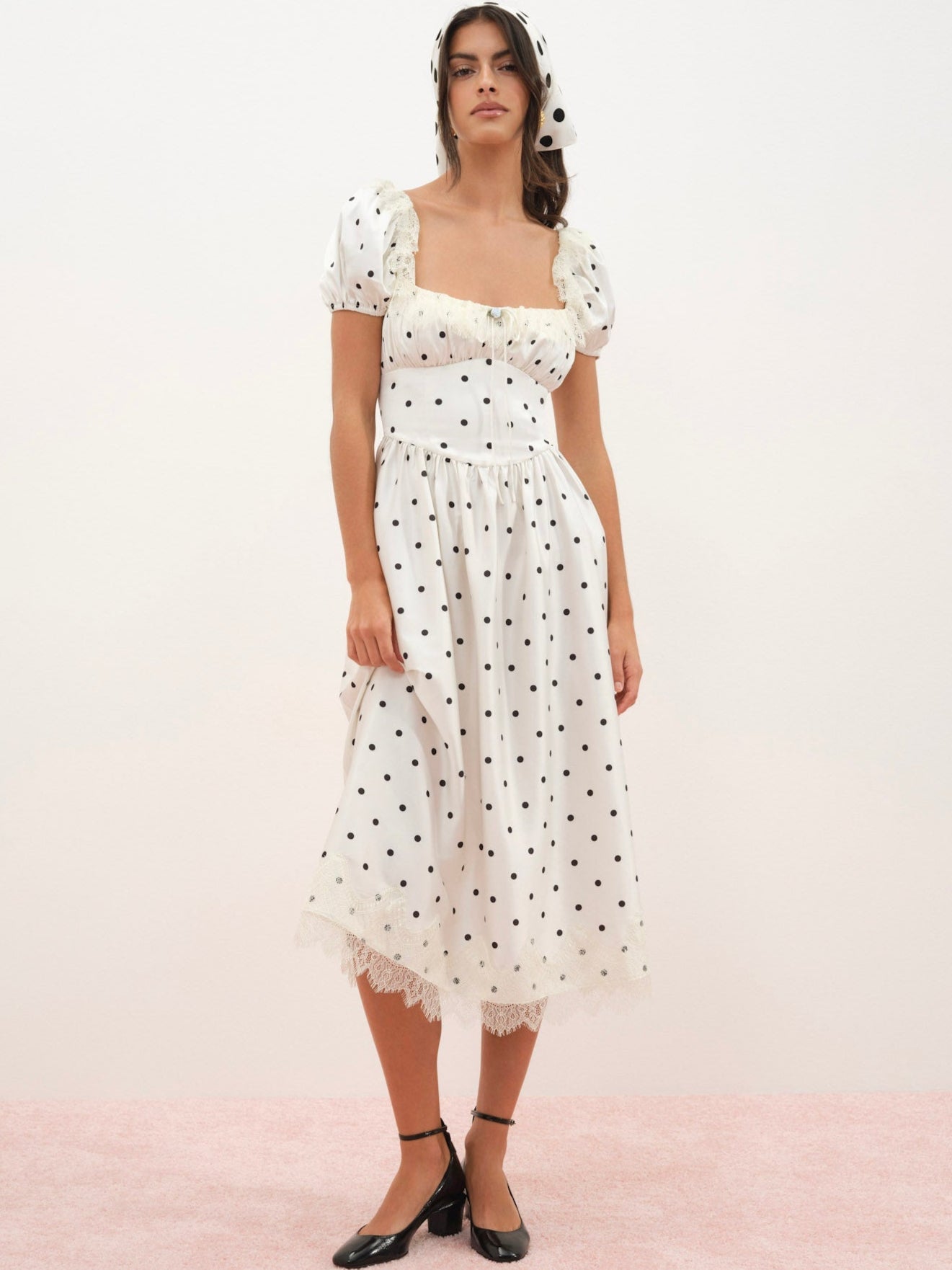For Love & Lemons Ines Midi Dress - Image 1