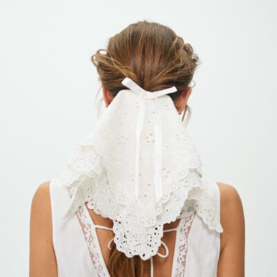 For Love & Lemons Fallen Floral Eyelet Hair Clip - Image 1