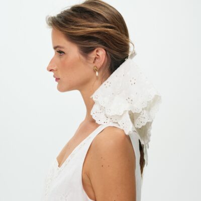 For Love & Lemons Fallen Floral Eyelet Hair Clip - Image 2