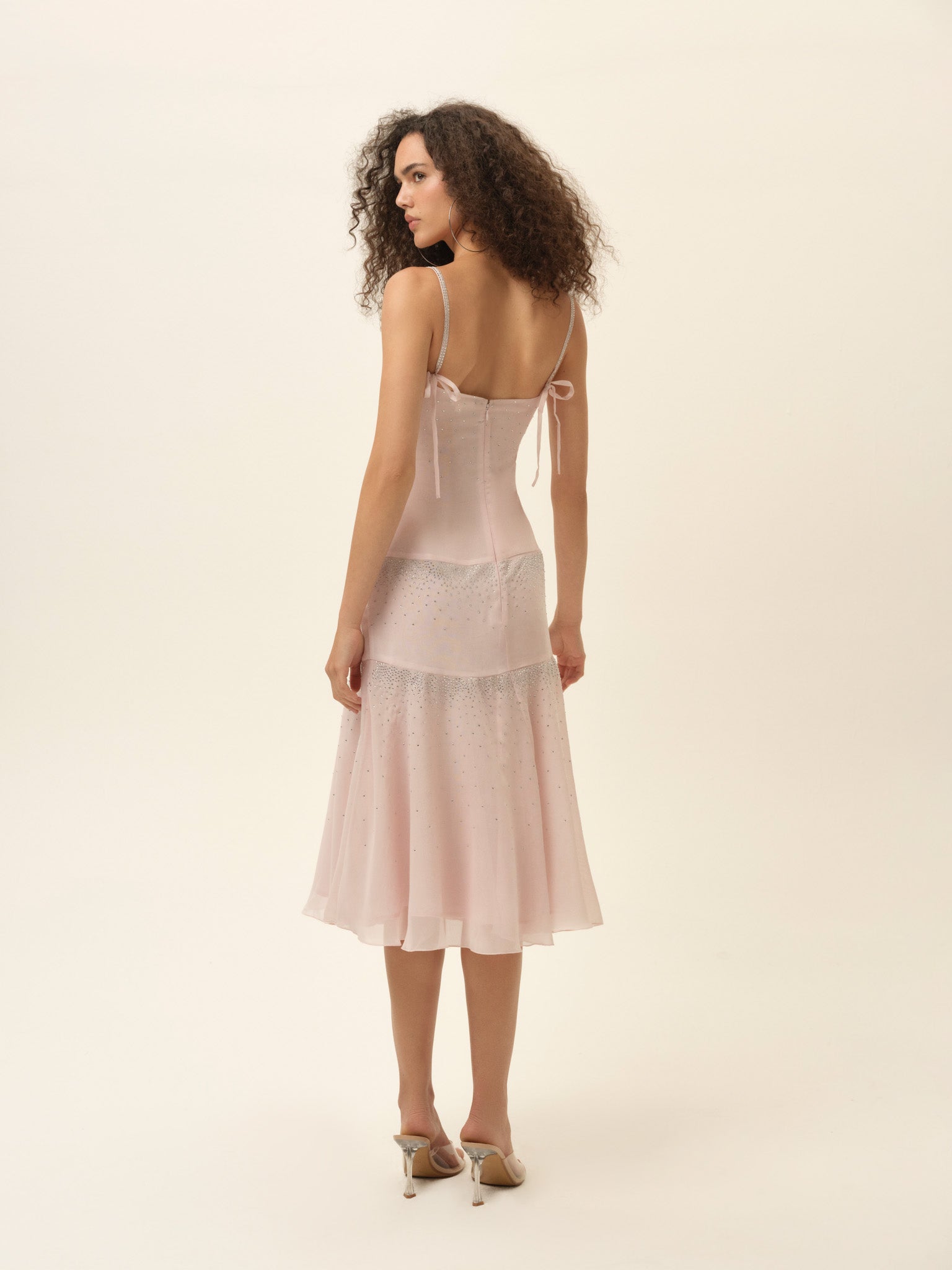 MNFO041026035745378_2 For Love & Lemons Fairy Dust Sparkle Midi Dress - Image 2