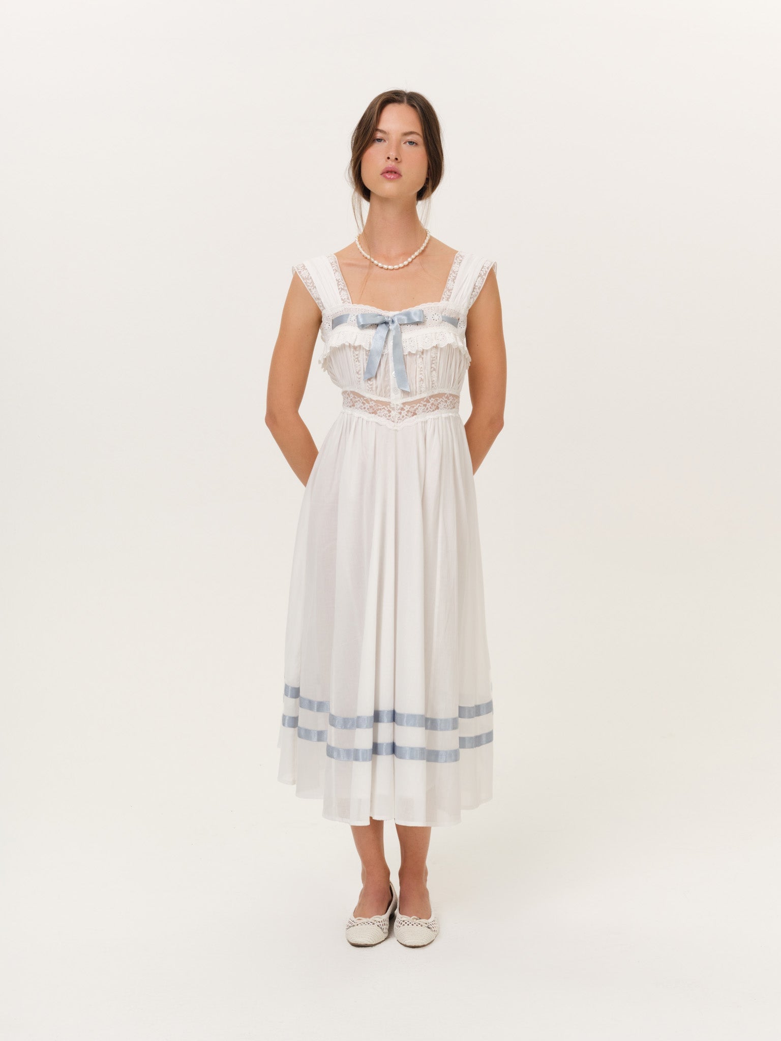 For Love & Lemons Fable Midi Dress - Image 1