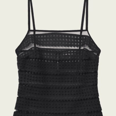 FRAME The Lattice Crochet Cami - Image 1