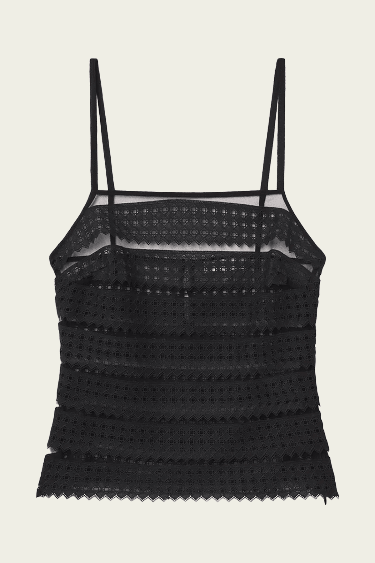 FRAME The Lattice Crochet Cami - Image 1