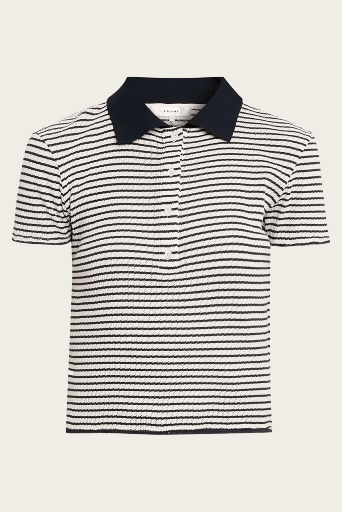 FRAME The Pointelle Polo - Image 1