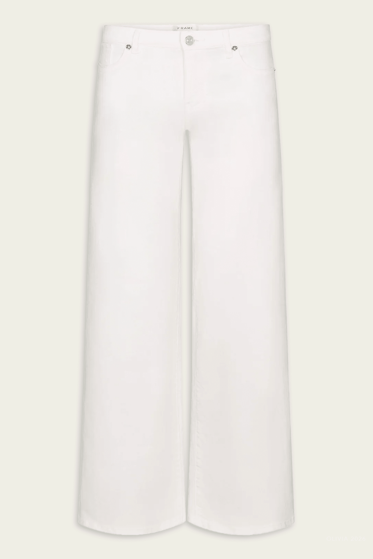 FRAME Low Rise Le Slim Palazzo - Image 1