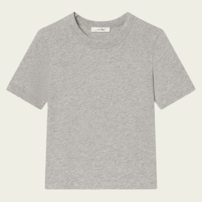 FRAME The Heather Boxy Tee - Image 1