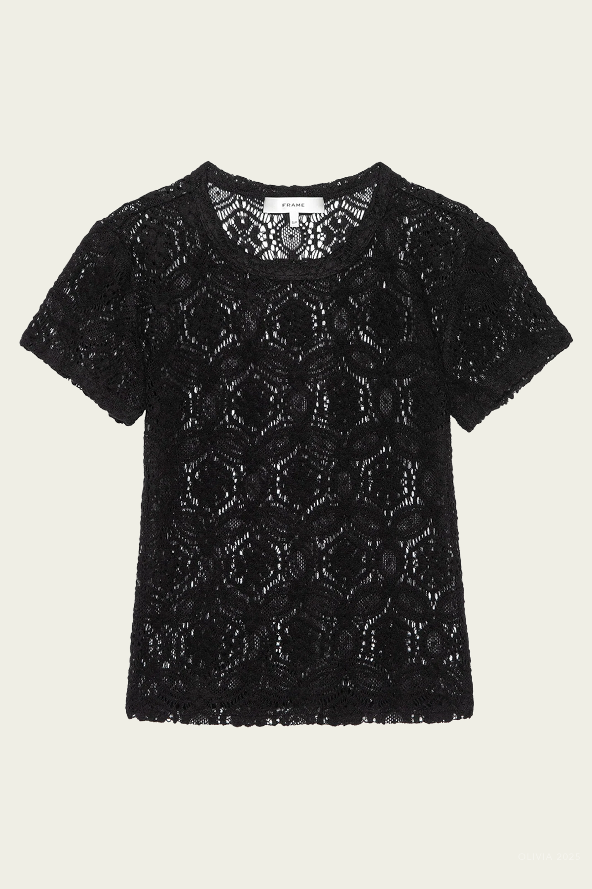 FRAME The Lace Tee - Image 1