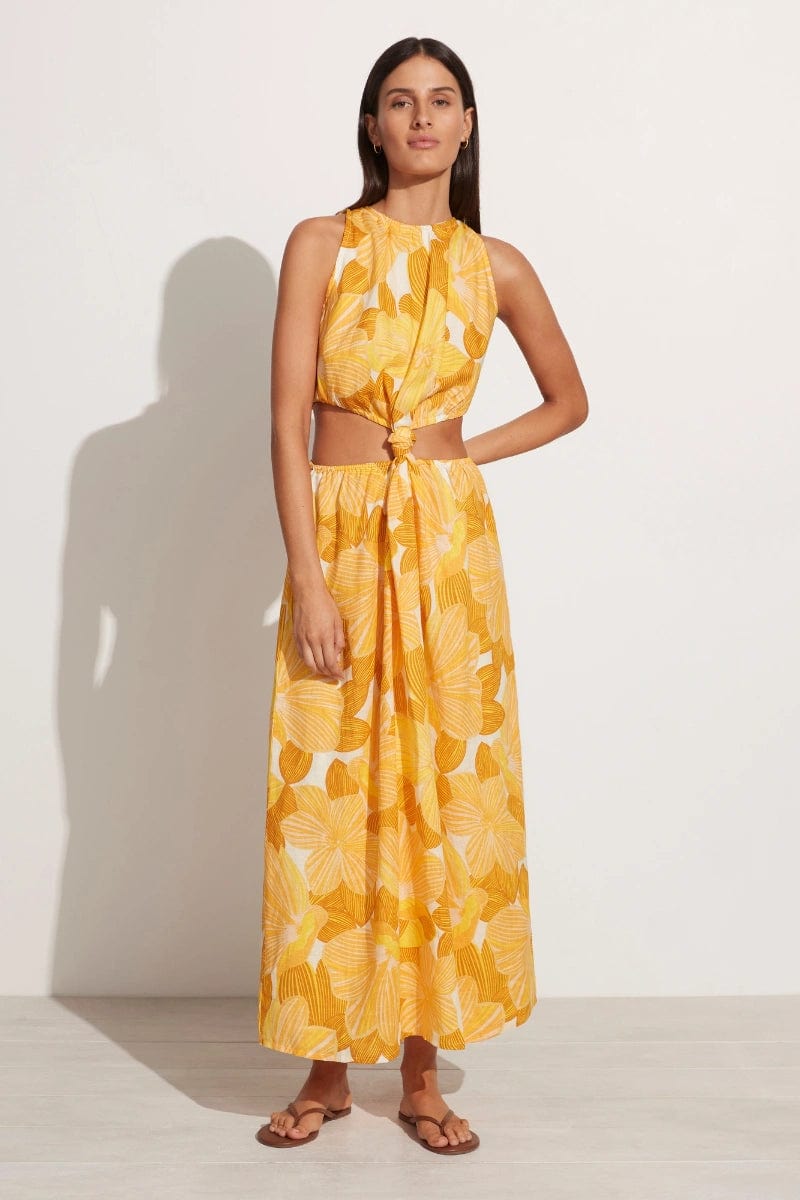Faithfull The Brand Zeta Midi Dress La Marieta Floral Print - Image 1