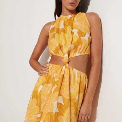 Faithfull The Brand Zeta Midi Dress La Marieta Floral Print - Image 2
