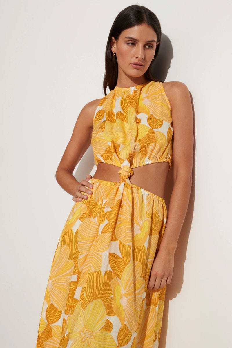 Faithfull The Brand Zeta Midi Dress La Marieta Floral Print - Image 2