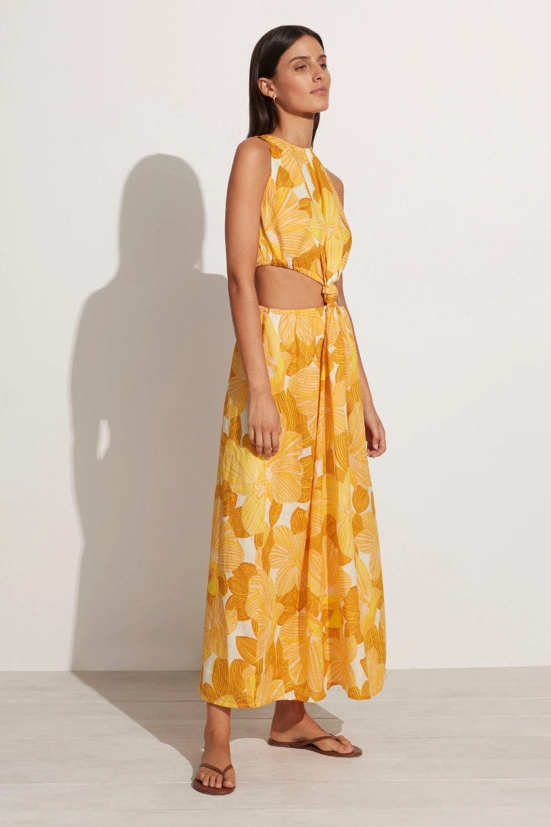 Faithfull The Brand Zeta Midi Dress La Marieta Floral Print - Image 3