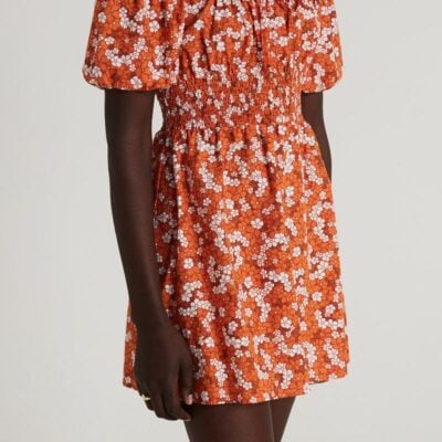 Faithfull The Brand Shahni Mini Dress Valencia Floral Print - Image 1