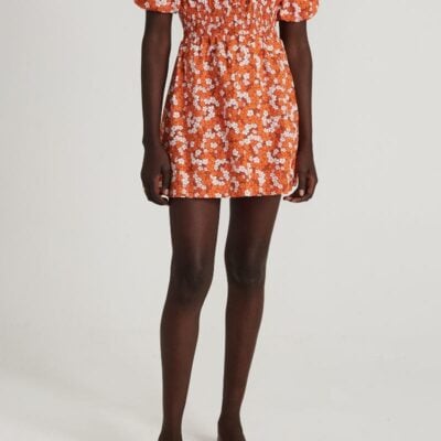 Faithfull The Brand Shahni Mini Dress Valencia Floral Print - Image 2